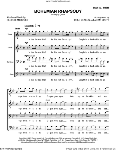 Bohemian Rhapsody (arr. Deke Sharon and Adam Scott)