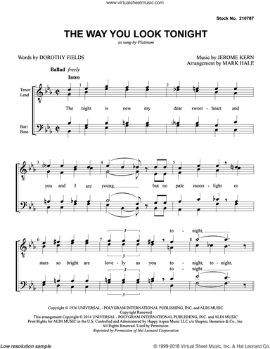 The Way You Look Tonight (arr. Mark Hale)