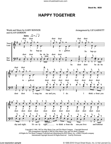 Happy Together (arr. Liz Garnett)