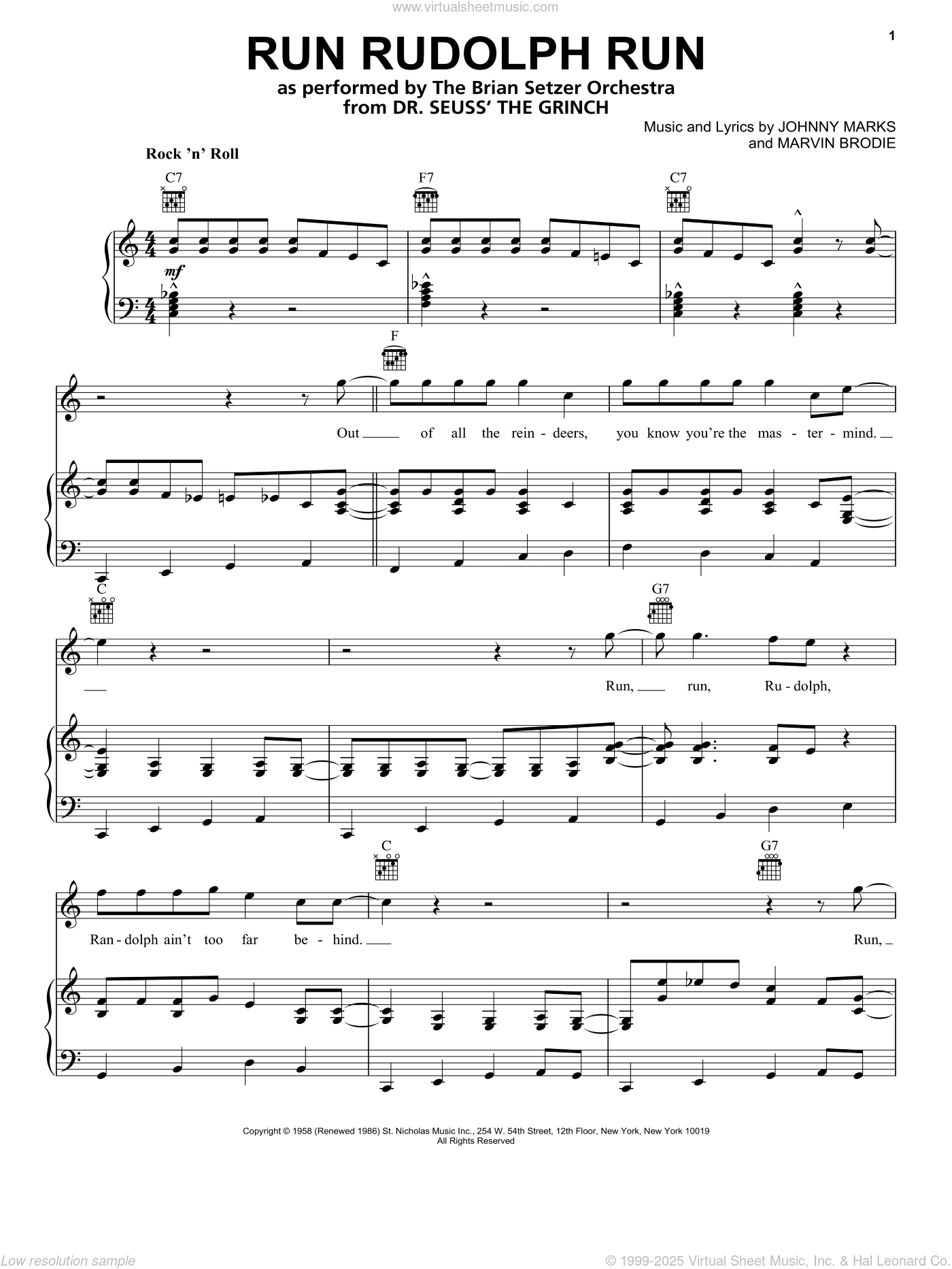 Run Rudolph Run (from The Grinch)