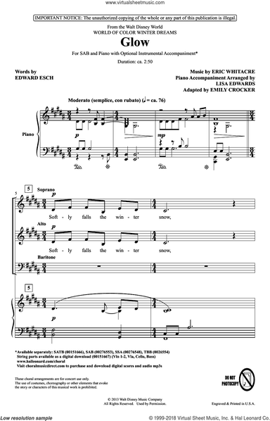 Glow (arr. Emily Crocker)