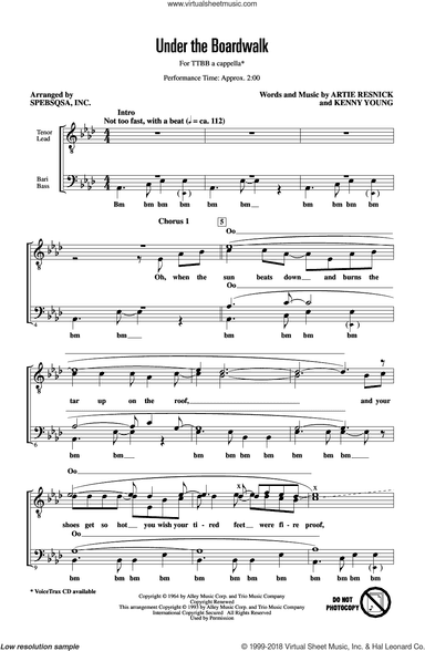Under The Boardwalk (arr. SPEBSQSA, Inc.)