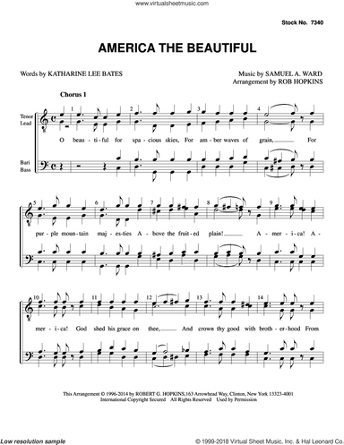 America, the Beautiful (arr. Rob Hopkins)