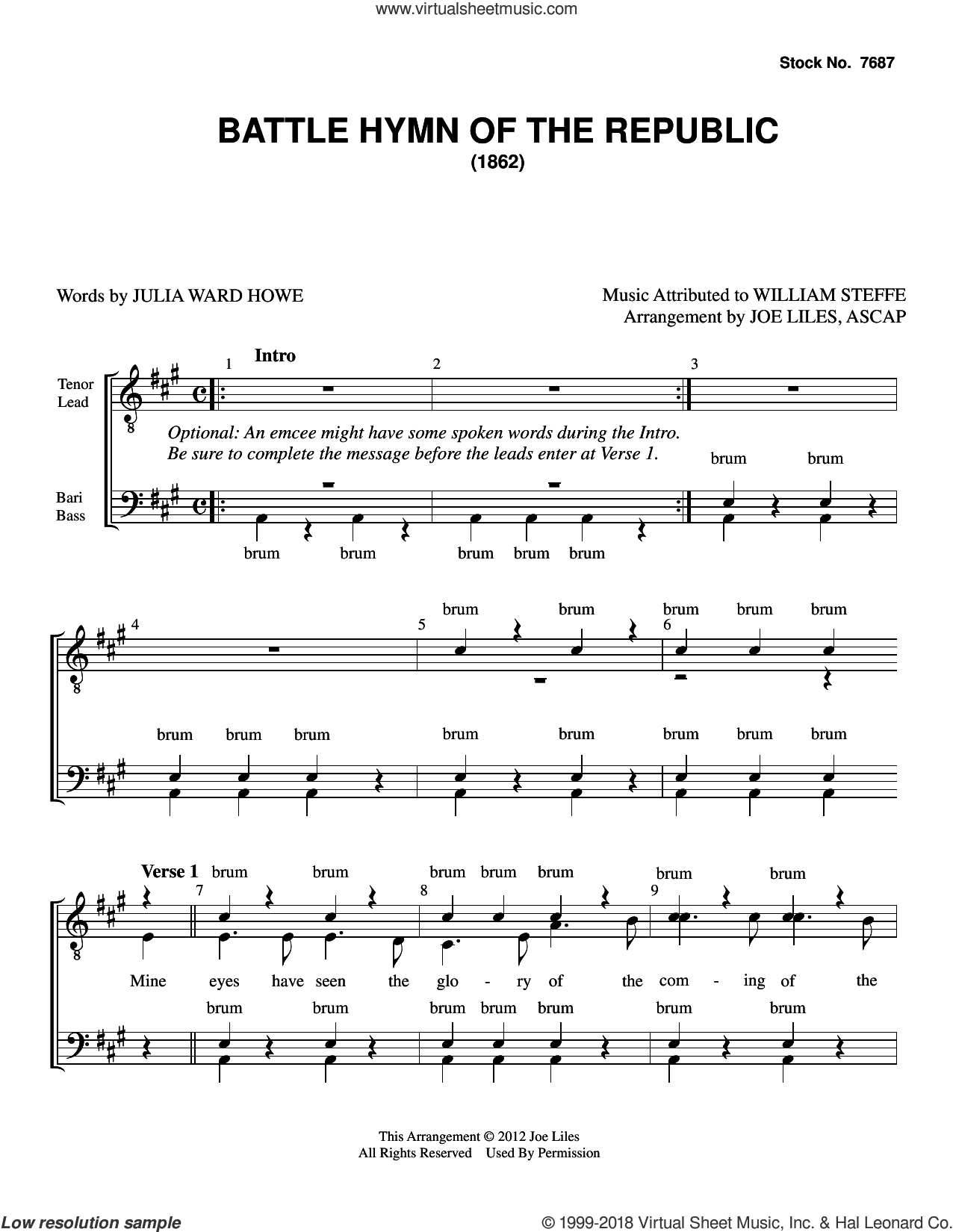 The Battle Hymn of the Republic (arr. Joe Liles)