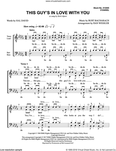 This Guy's in Love with You (arr. Dan Wessler)