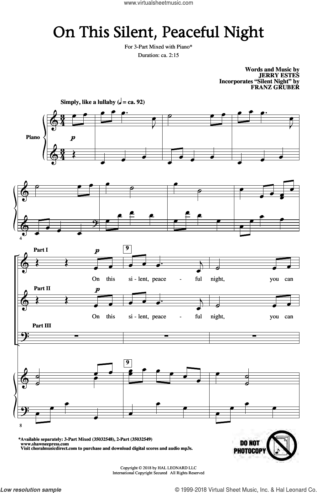 On This Silent, Peaceful Night