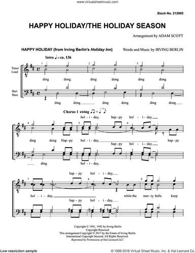 Happy Holiday/The Holiday Season (arr. Adam Scott)