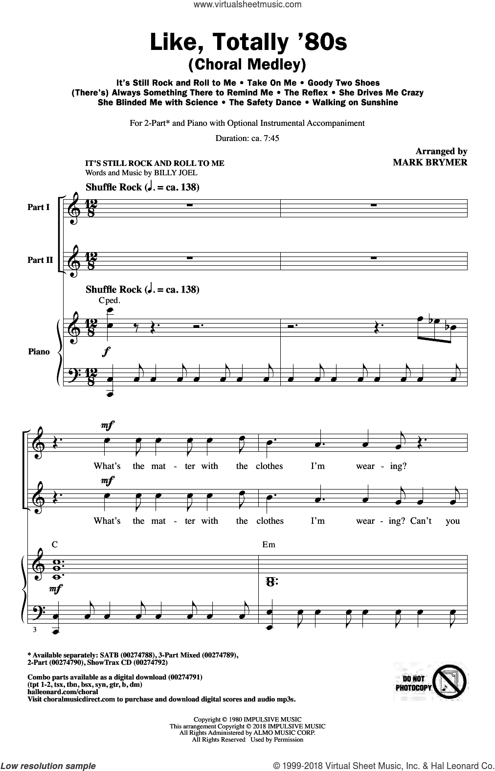 Like, Totally '80s (arr. Mark Brymer)