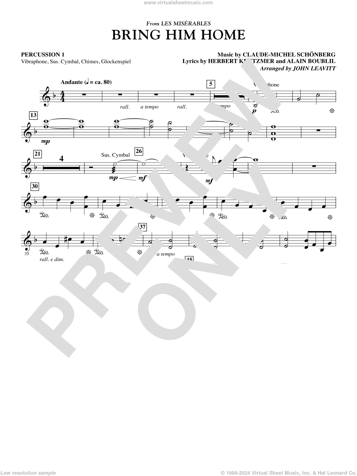 Bring Him Home (from Les Miserables) (arr. John Leavitt)
