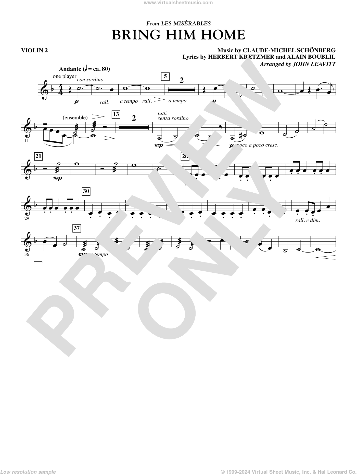 Bring Him Home (from Les Miserables) (arr. John Leavitt)