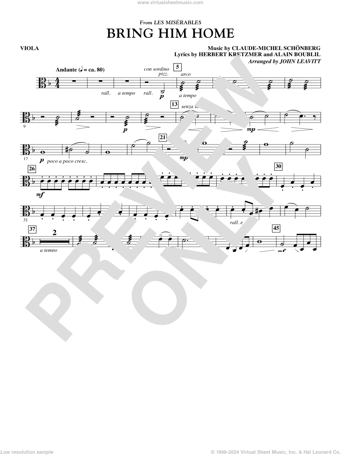 Bring Him Home (from Les Miserables) (arr. John Leavitt)