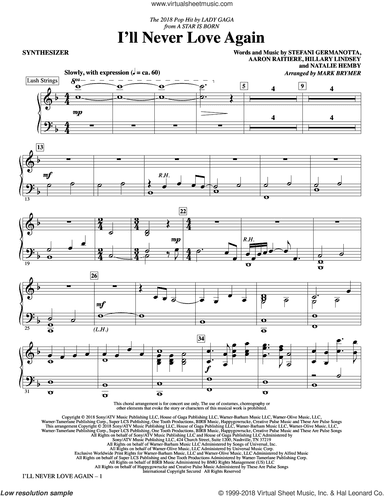 I'll Never Love Again (from A Star Is Born) (arr. Mark Brymer)