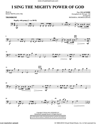 I Sing the Mighty Power of God (arr. Richard Nichols)