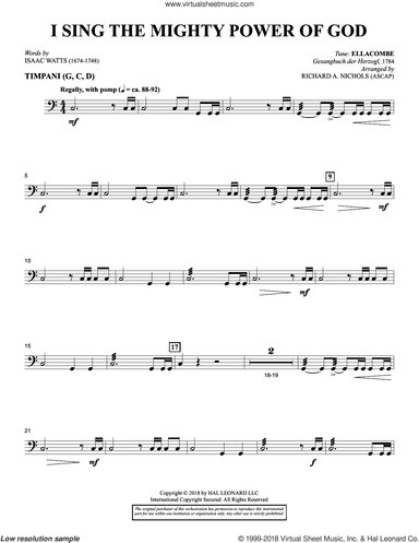 I Sing the Mighty Power of God (arr. Richard Nichols)