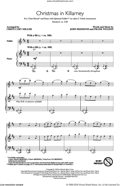 Christmas In Killarney (arr. Cristi Cary Miller)