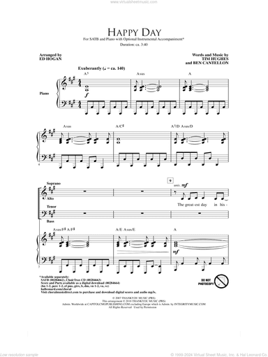 Happy Day (arr. Ed Hogan)