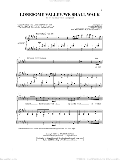 Lonesome Valley/We Shall Walk