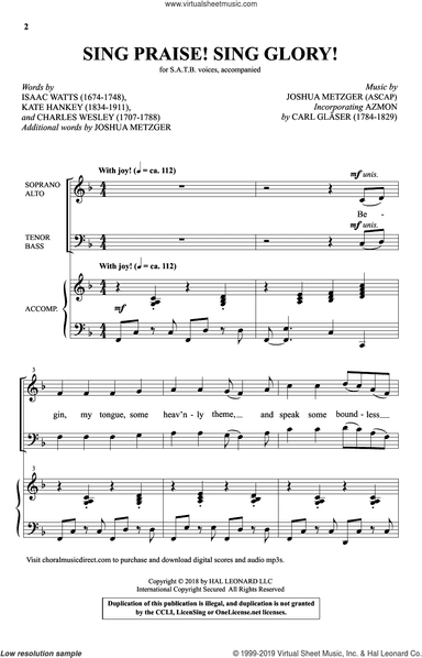 Sing Praise! Sing Glory!
