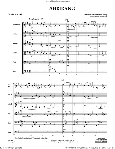 Ahrirang (arr. Soo Han) (COMPLETE)