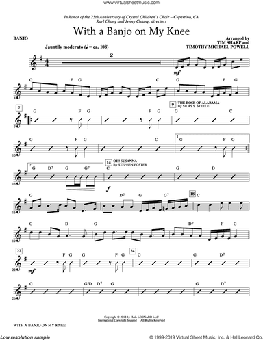 With A Banjo On My Knee (complete set of parts)