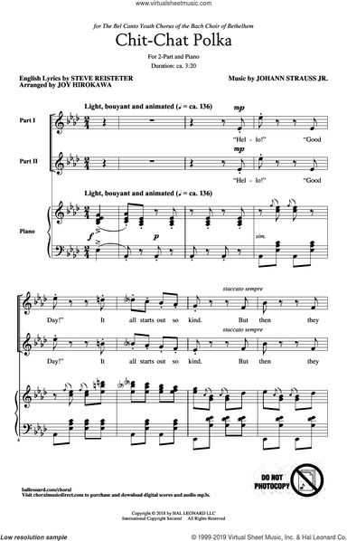 Chit-Chat Polka (arr. Joy Hirokawa)