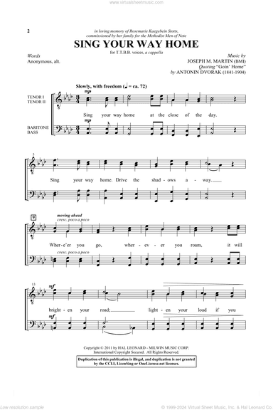 Sing Your Way Home