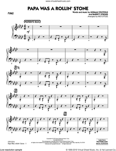 Papa Was a Rollin' Stone (arr. Rick Stitzel)