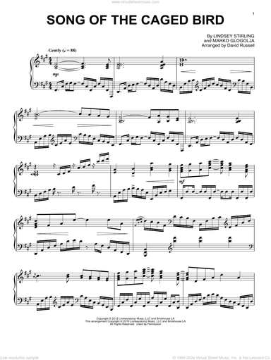 Song Of The Caged Bird, (intermediate)