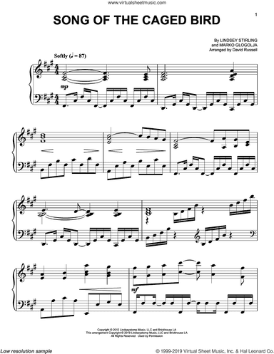 Song Of The Caged Bird, (easy)