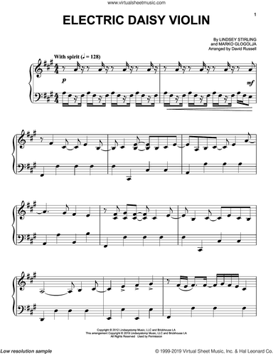 Electric Daisy Violin, (easy)