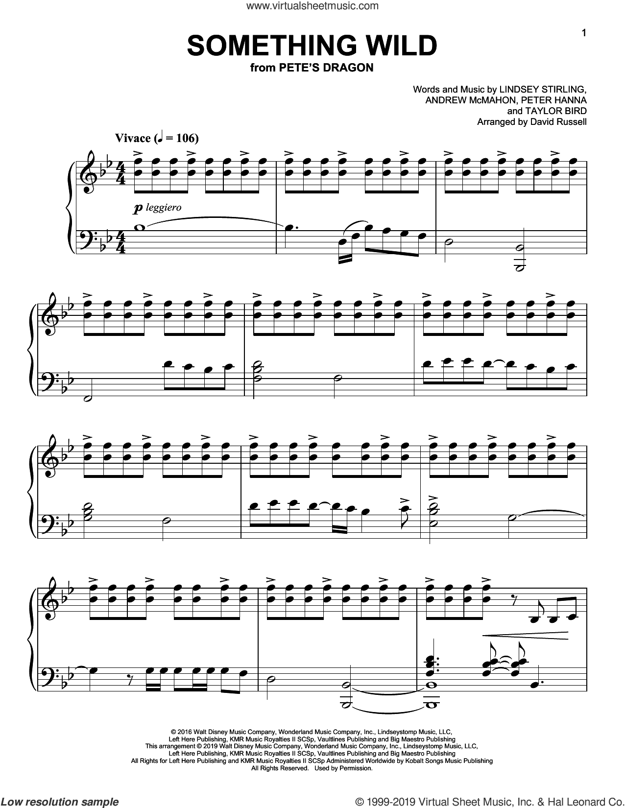 Something Wild (arr. David Russell)