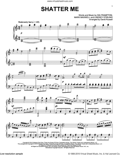 Shatter Me, (intermediate)