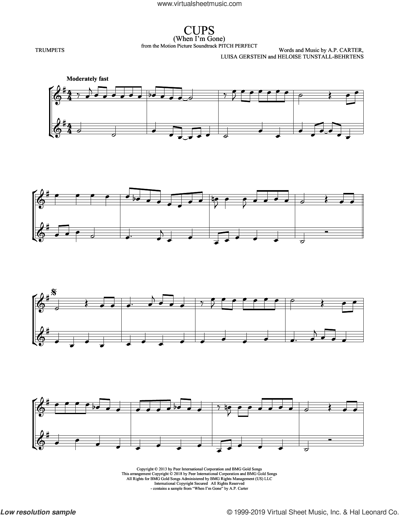 Cups (When I'm Gone) (from Pitch Perfect)