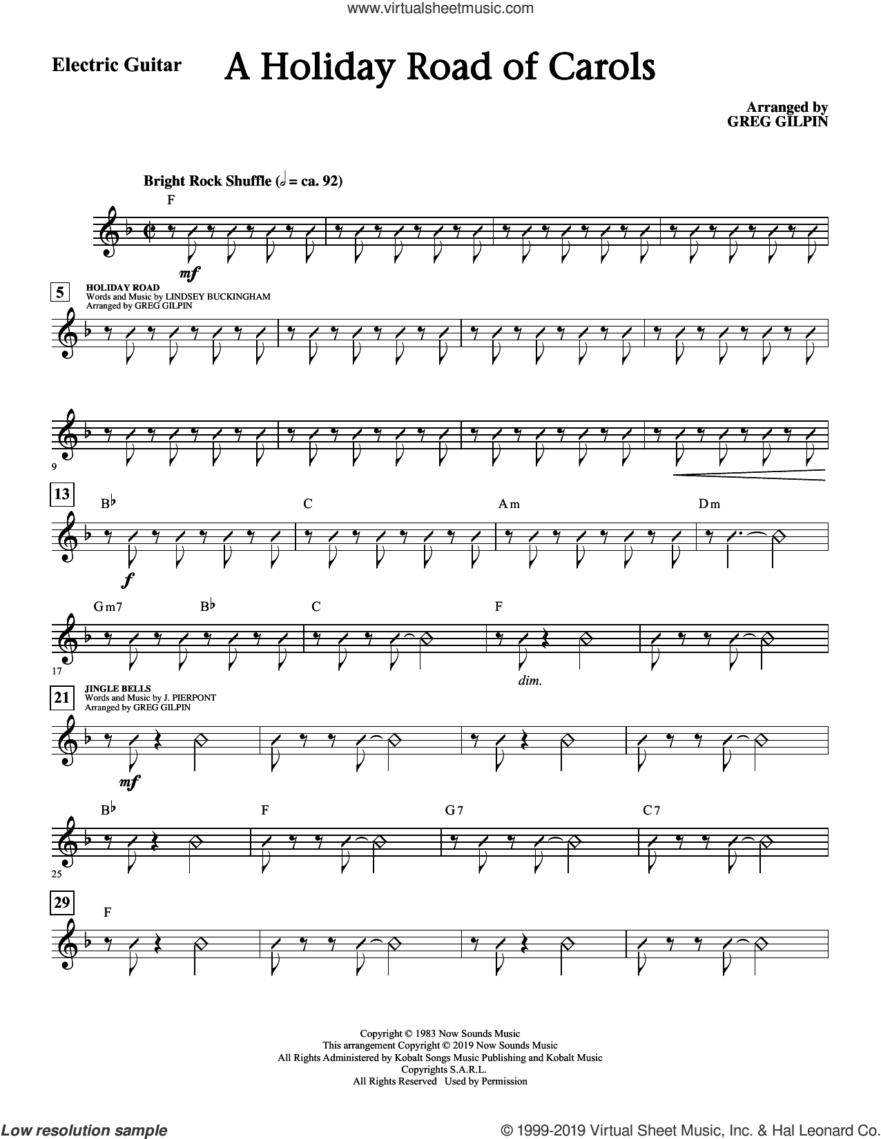 A Holiday Road Of Carols (arr. Greg Gilpin)