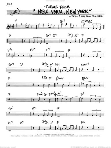 Theme From "New York, New York"