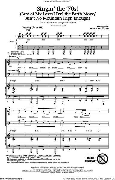 Singin' The 70's (arr. Paul Langford)