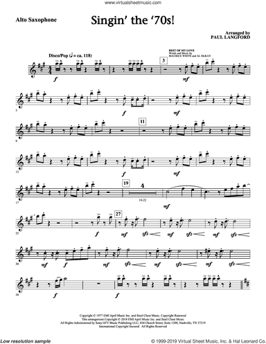 Singin' The 70's (arr. Paul Langford) (complete set of parts)