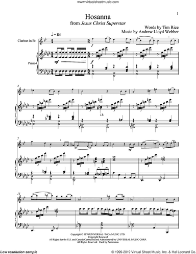 Hosanna (from Jesus Christ Superstar)