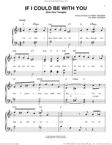 If I Could Be With You (One Hour Tonight)