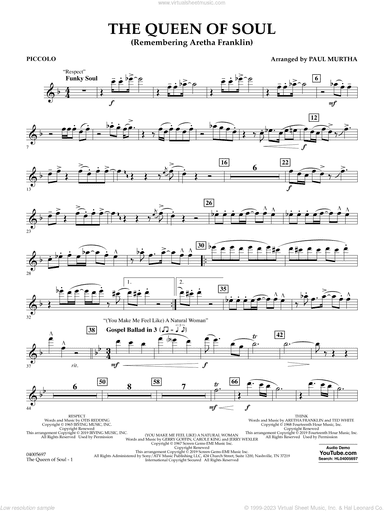The Queen Of Soul (arr. Paul Murtha)- Conductor Score (Full Score)