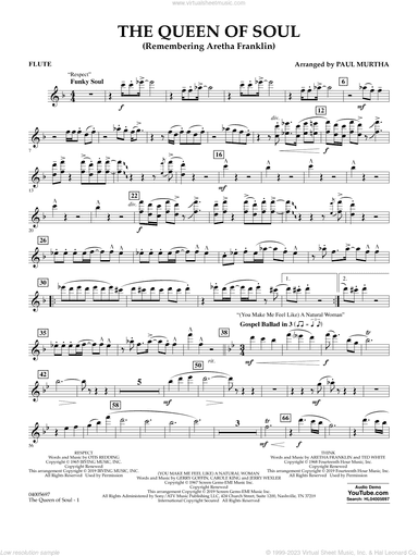 The Queen Of Soul (arr. Paul Murtha)- Conductor Score (Full Score)