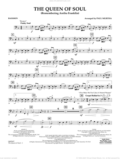 The Queen Of Soul (arr. Paul Murtha)- Conductor Score (Full Score)