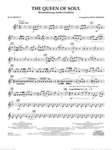 The Queen Of Soul (arr. Paul Murtha)- Conductor Score (Full Score)