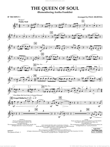The Queen Of Soul (arr. Paul Murtha)- Conductor Score (Full Score)