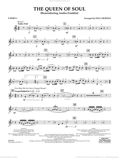 The Queen Of Soul (arr. Paul Murtha)- Conductor Score (Full Score)