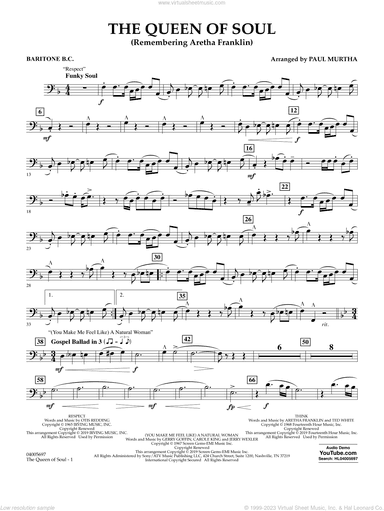 The Queen Of Soul (arr. Paul Murtha)- Conductor Score (Full Score)