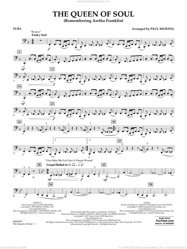 The Queen Of Soul (arr. Paul Murtha)- Conductor Score (Full Score)