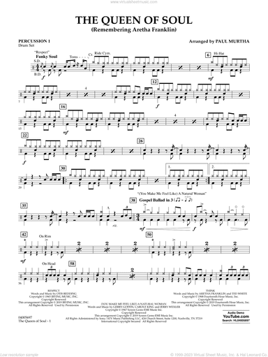 The Queen Of Soul (arr. Paul Murtha)- Conductor Score (Full Score)