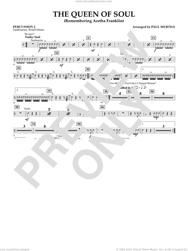The Queen Of Soul (arr. Paul Murtha)- Conductor Score (Full Score)