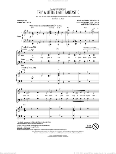 Trip A Little Light Fantastic (from Mary Poppins Returns) (arr. Mark Brymer)